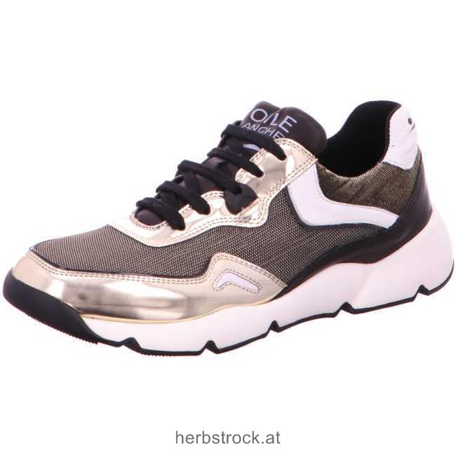 2010559-05 Space Sportliche Schnürschuhe beige gol/sil Frauen