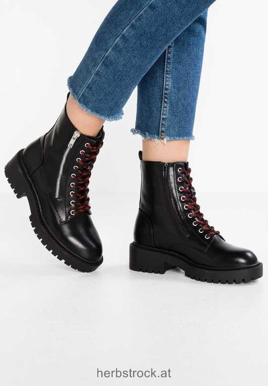 ALMA - Plateaustiefelette black Frauen