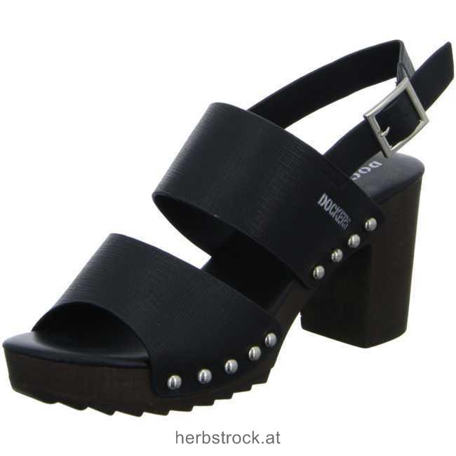 Frauen 40SB201-610100 Plateau Sandaletten schwarz620