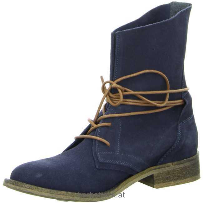 Frauen 60026171-navy Schnürstiefeletten blau