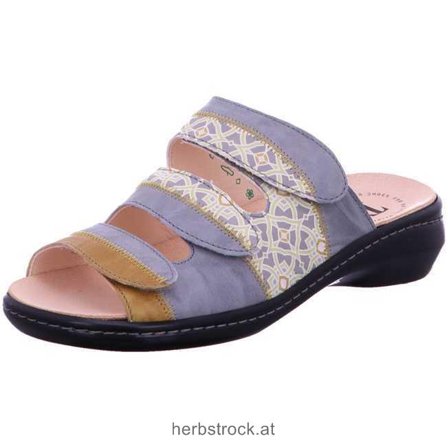 Frauen 82428 19 Komfort Pantoletten grau