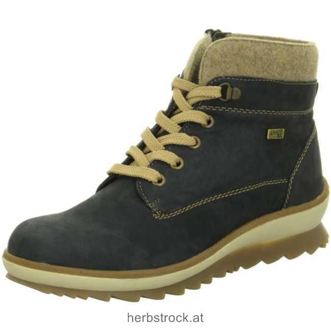 Stiefel R4370-14 Komfort Stiefeletten Frauen blau