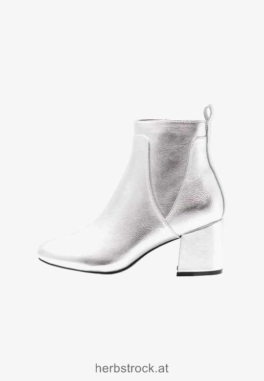 Stiefelette Frauen silver