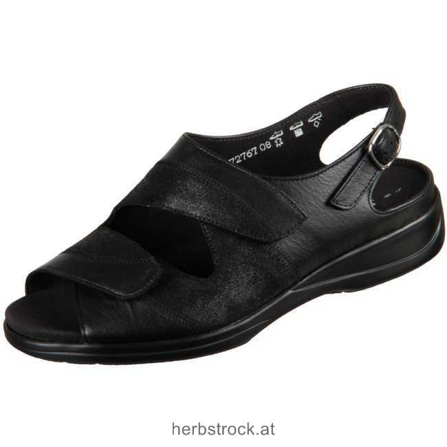 000077312900196 Komfort Sandalen VITELLO/GLAMOUR schw Frauen