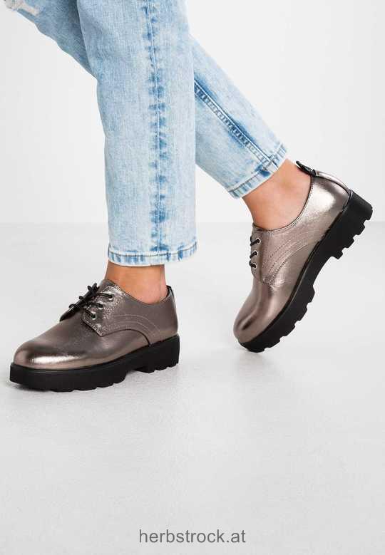 ONLBINNY LACE UP - Schnürer silver Frauen